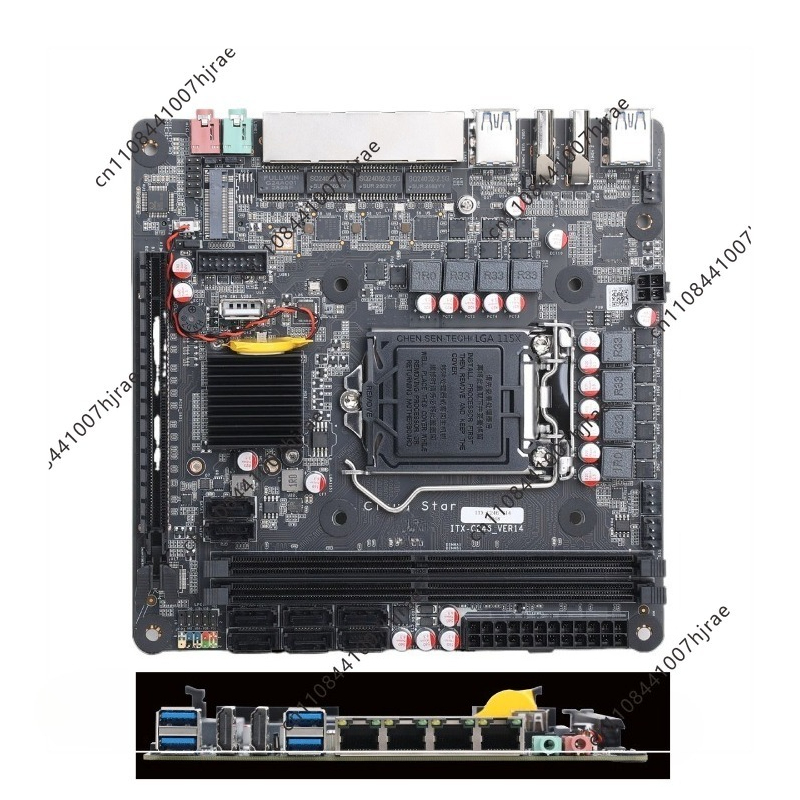 Nas Motherboard 8 Sata Mini Itx - Mini ITX C246 NAS Anakart LGA1151,